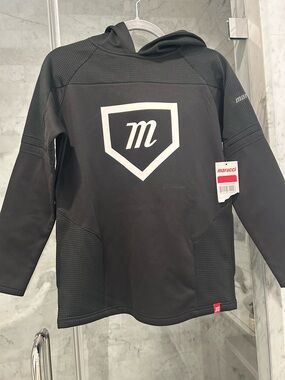 Marucci Black Athletic Pullover Hoodie
